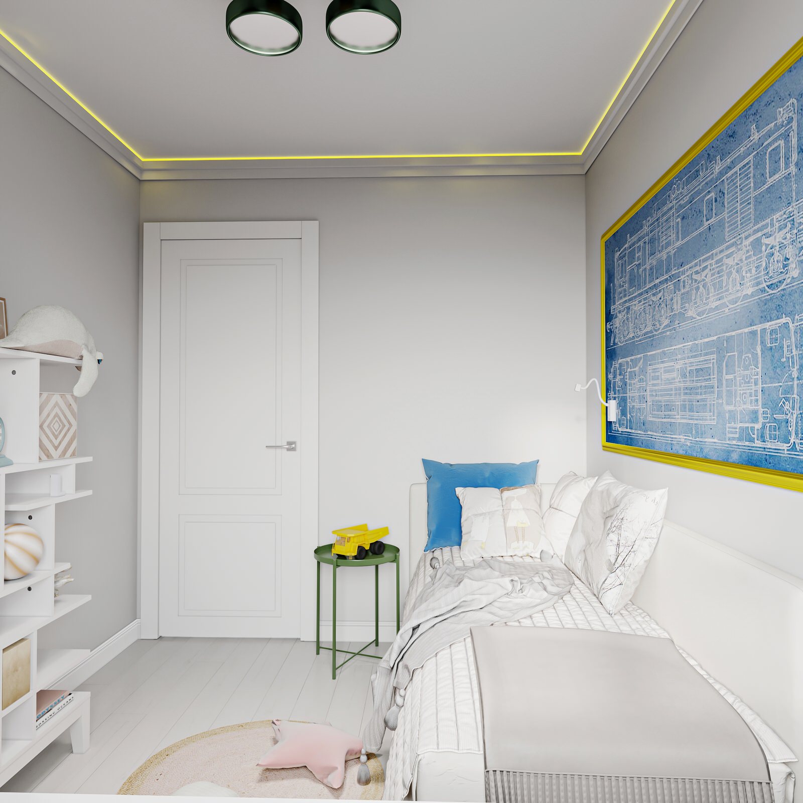 Дизайн интерьера 4-х комнатной квартиры