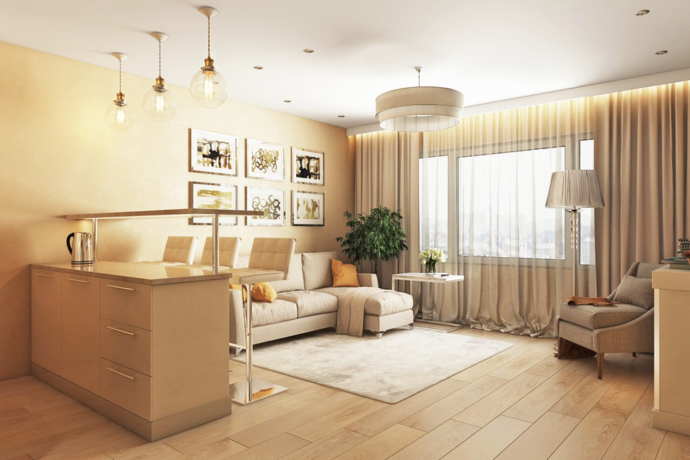 Квартира-студия для молодой девушки