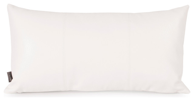 Avanti Kidney Pillow, White, Polyester Insert
