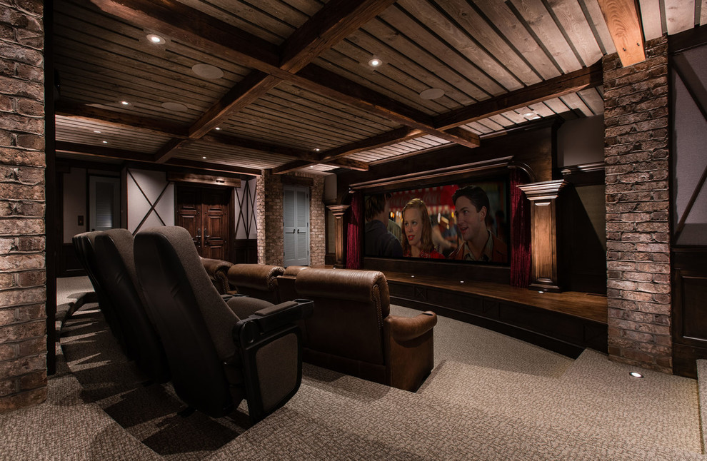 Inspiration for a home theatre in Other.