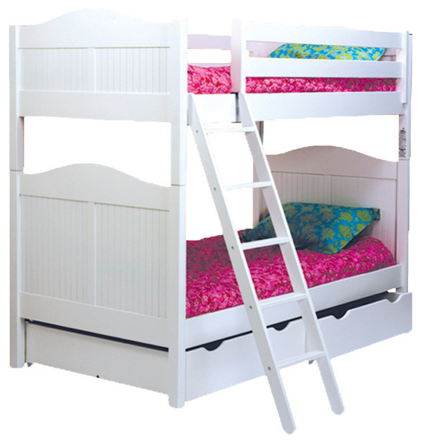 Cottage Twin over Twin Bunk Bed, White