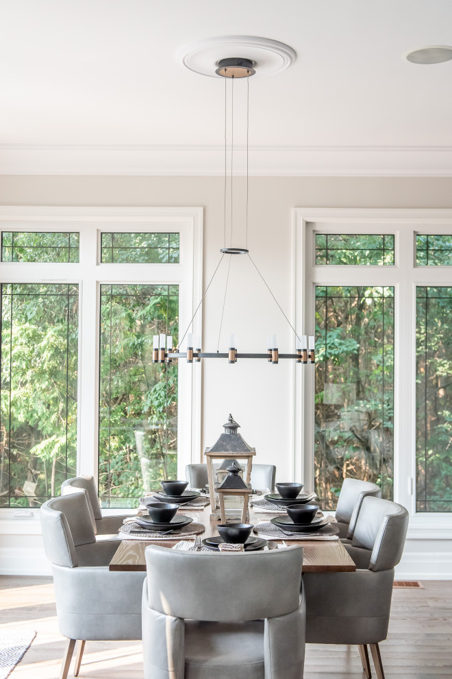 Transitional home design photo in Toronto