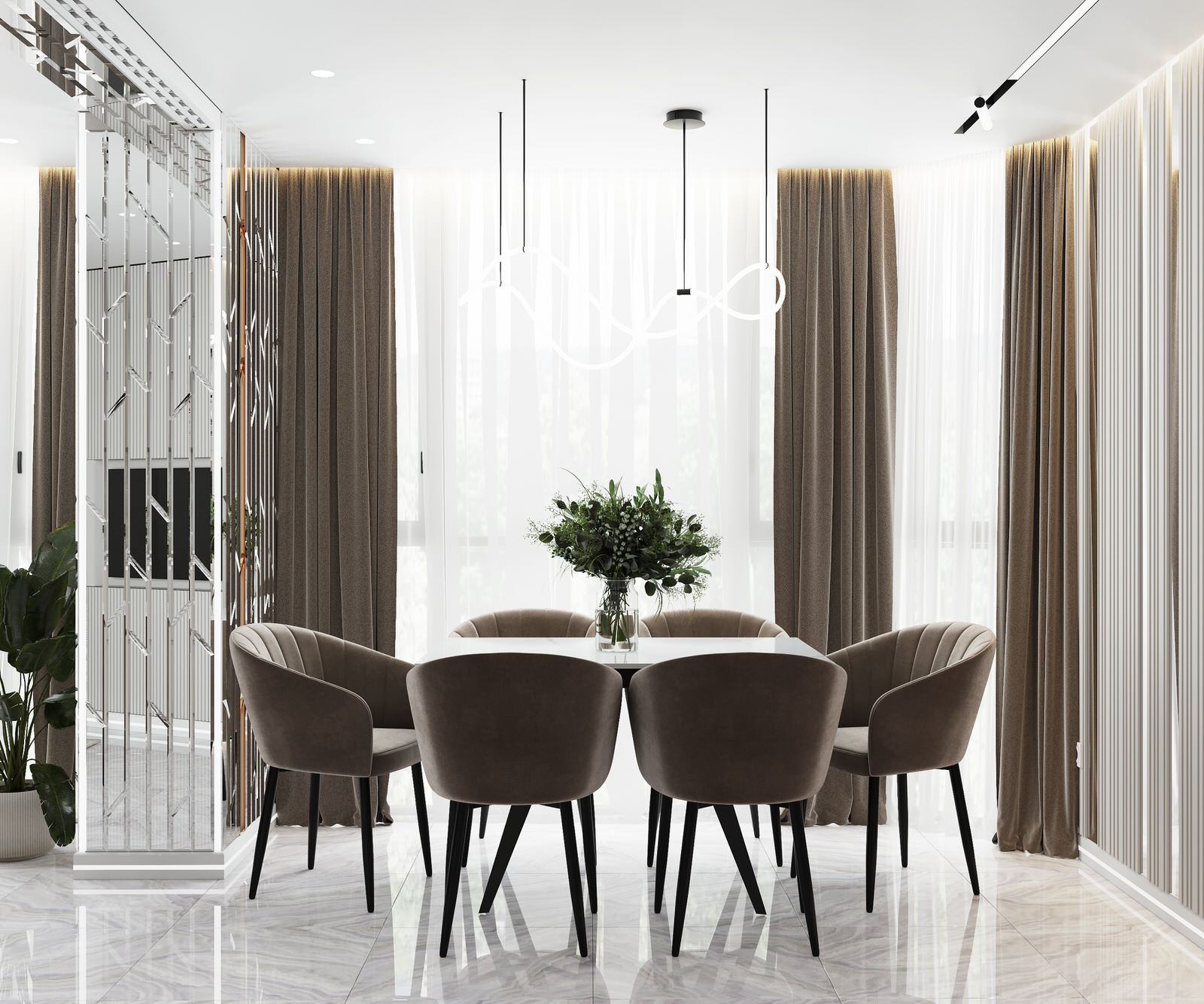 Дизайн квартиры сложной планировки