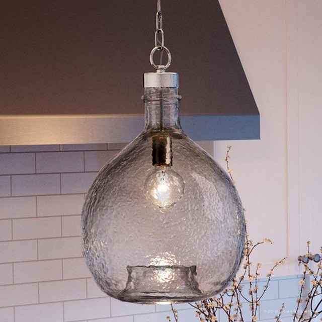 Luxury Modern Farmhouse Pendant Light, Hobart Series Contemporary
