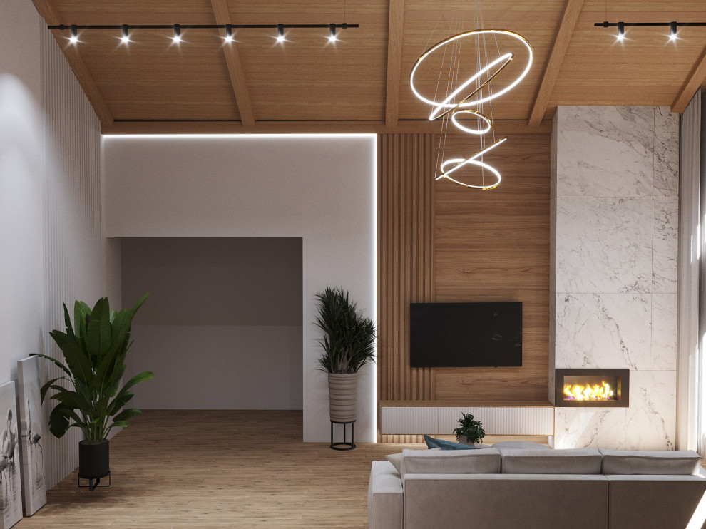 3д визуализация гостиной в Краснодарском крае