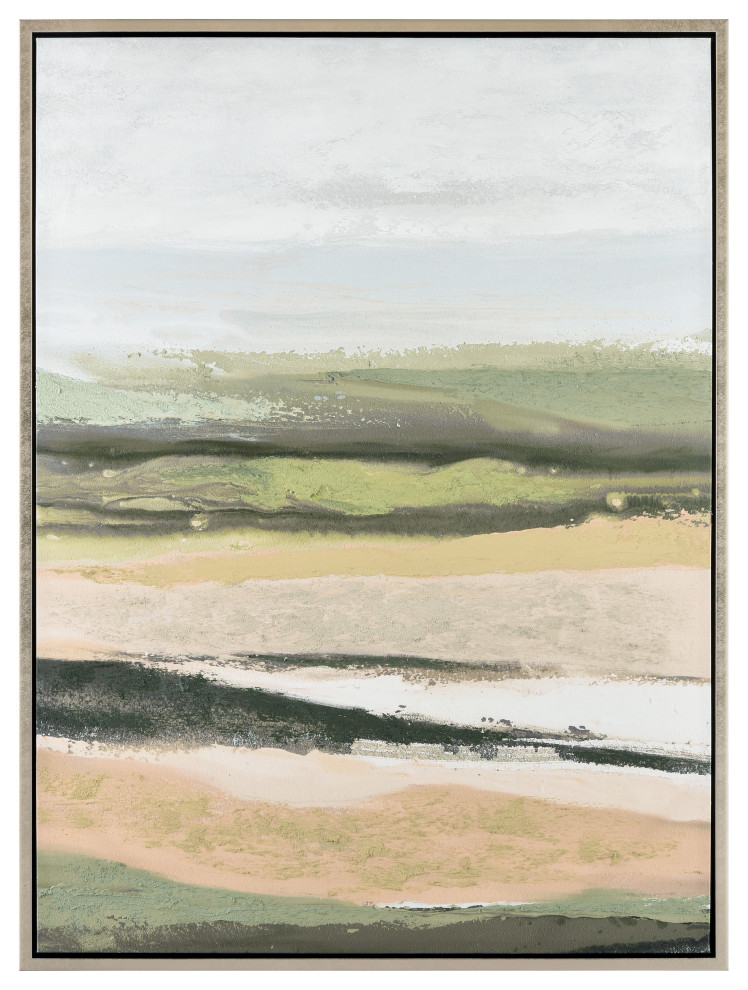 Moore Pond Wall Art Contemporary Paintings by Lighting and Locks