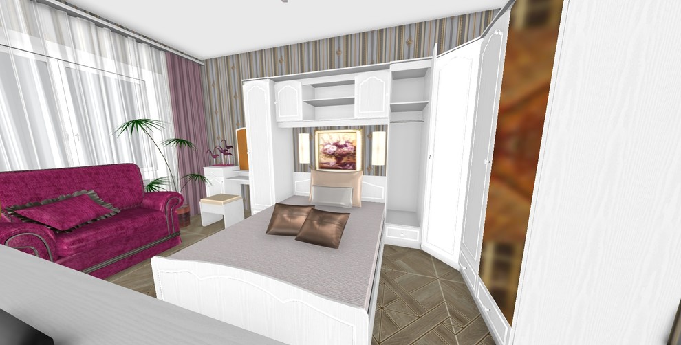 Экспресс 3D дизайн  1 кв.ры в ЖК Триумф Парк