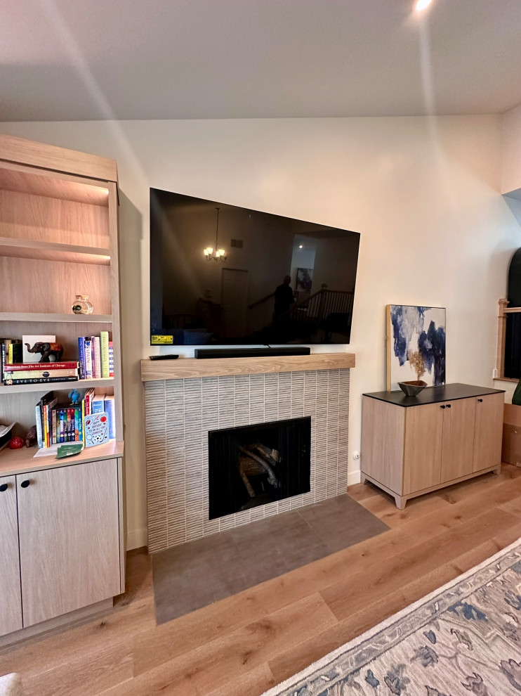 Fireplace tile installation | Pasadena