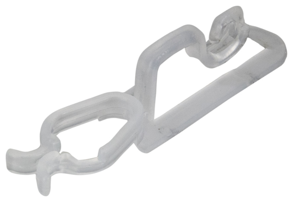 100Pack Clear Commercial Grade Gutter and Shingle LED Christmas Light