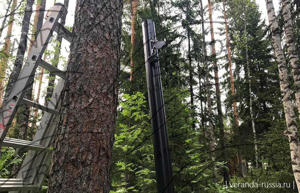 Теневые паруса для зоны отдыха на загородном участке