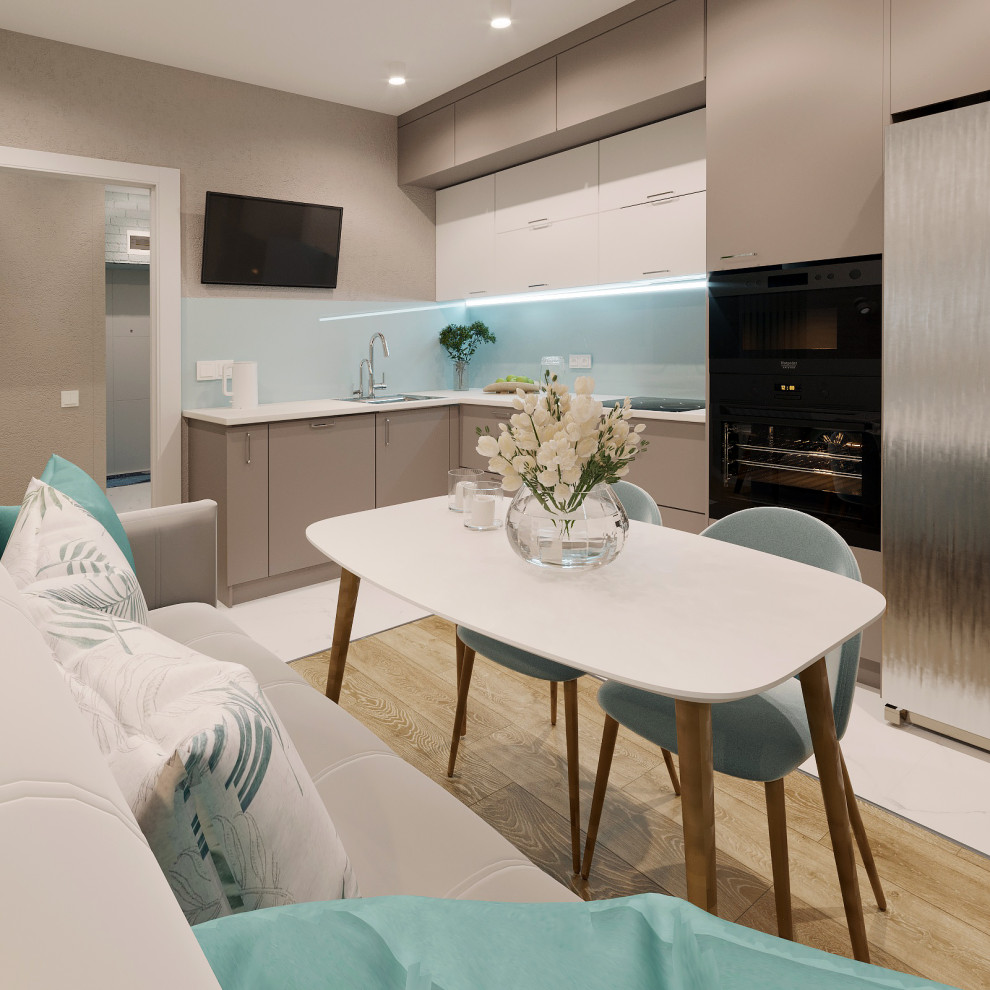 Современный интерьер с морскими мотивами