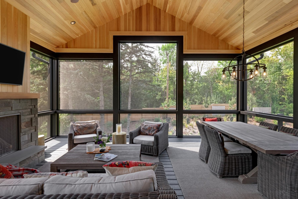 3-Season Porch - Contemporary - Porch - Other - by House Dressing ...