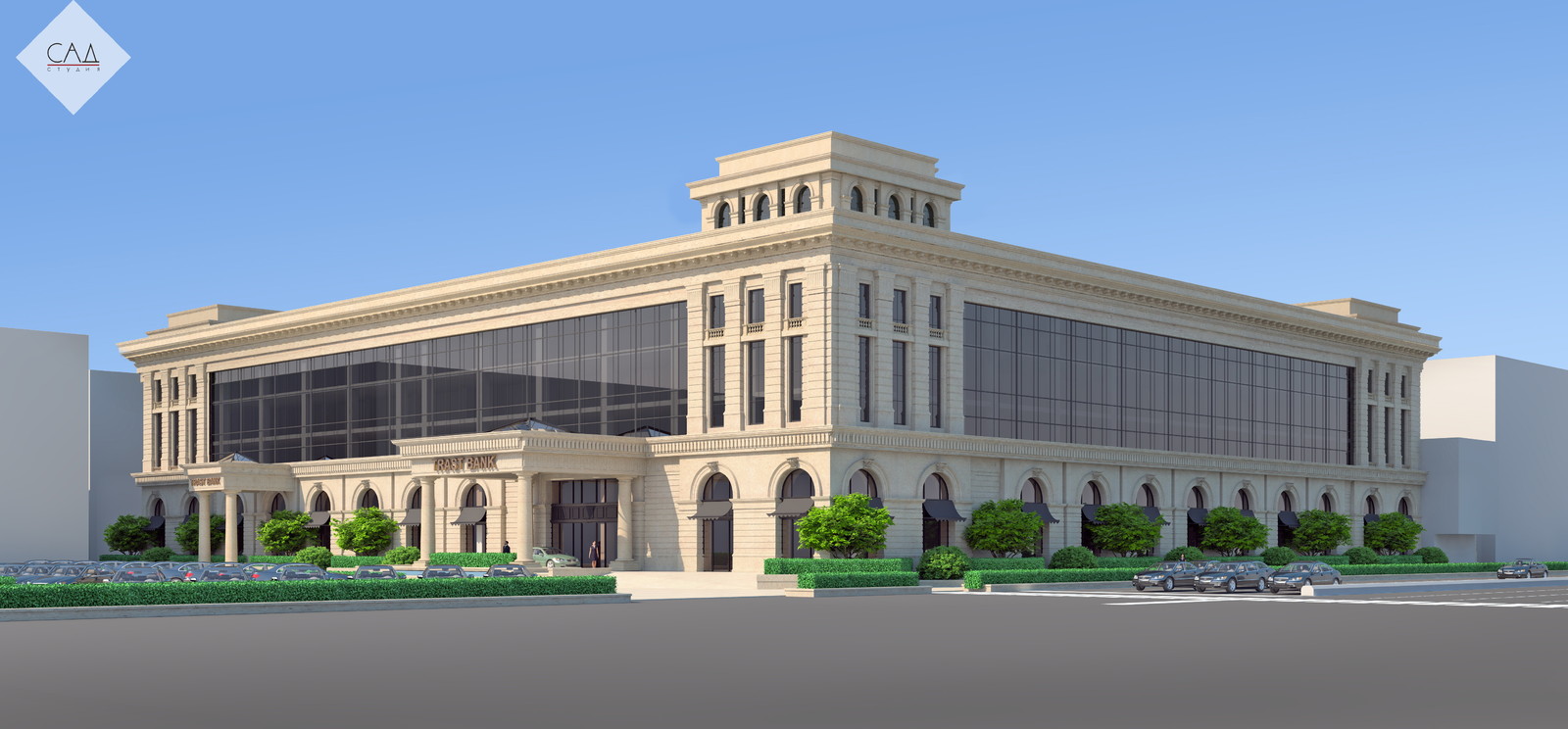 Проект реконструкции здания Trastbank по ул. Навои, 4