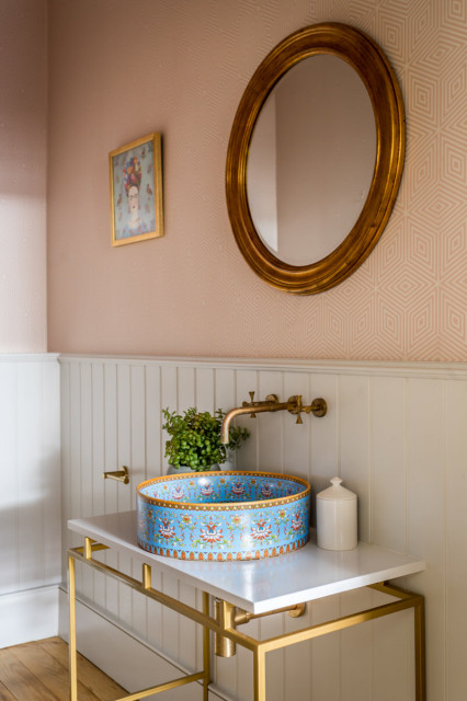 Putney Home & Garden Renovation nyklassisk-toalett