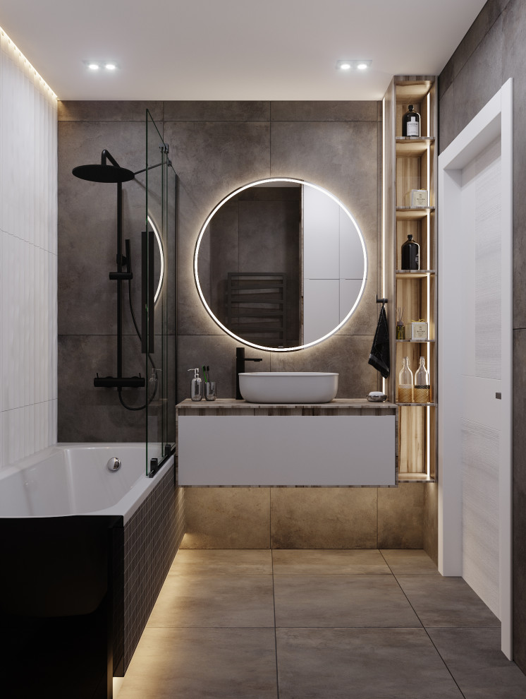 Стильное пространство для холостяка и его любимца