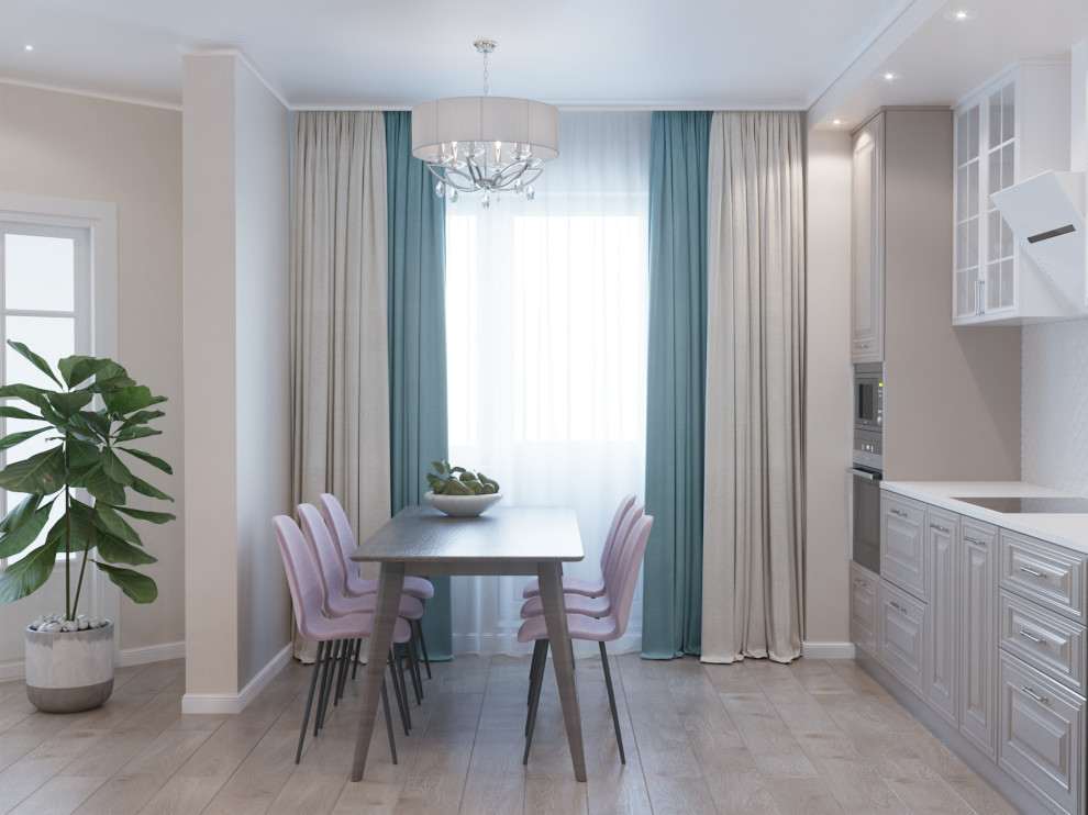 Бюджетный дизайн 3-ком. квартиры