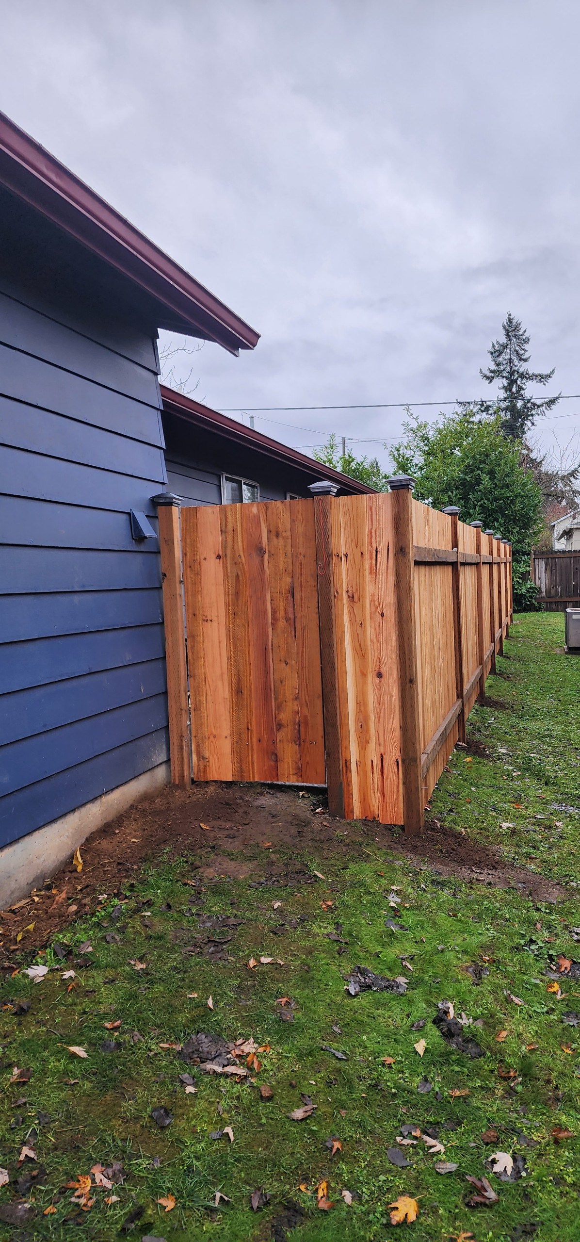 Fence and small concrete work