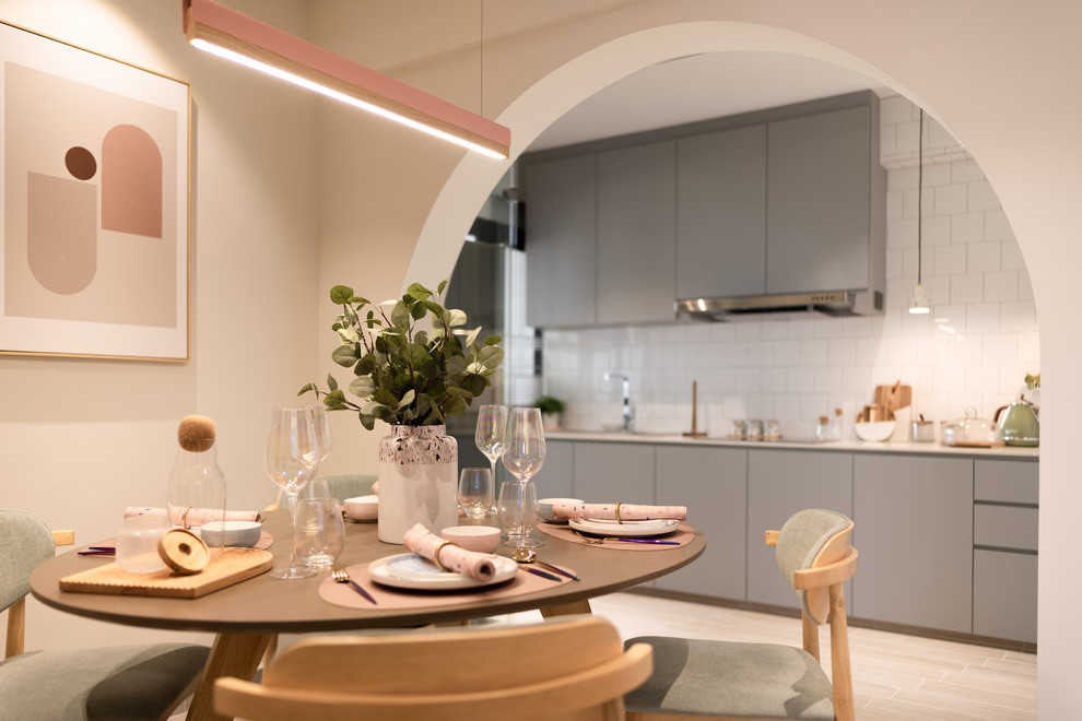 Design ideas for a scandinavian kitchen in Singapore.