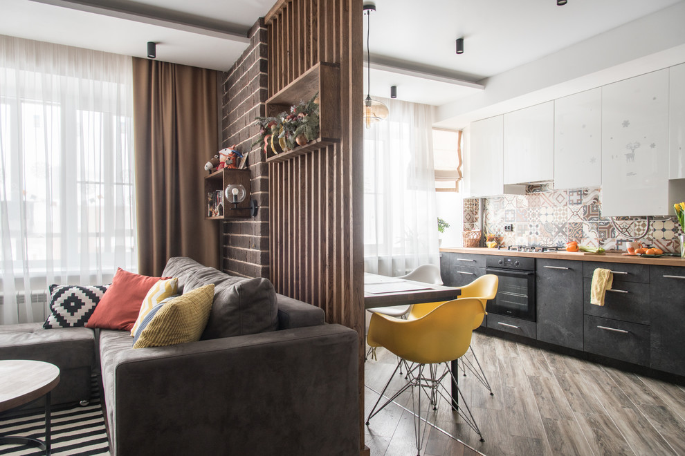 Дизайн интерьера гостиной для квартиры по пер.Пушкарский