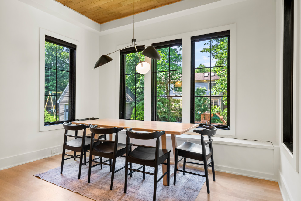 Transitional dining room photo in DC Metro