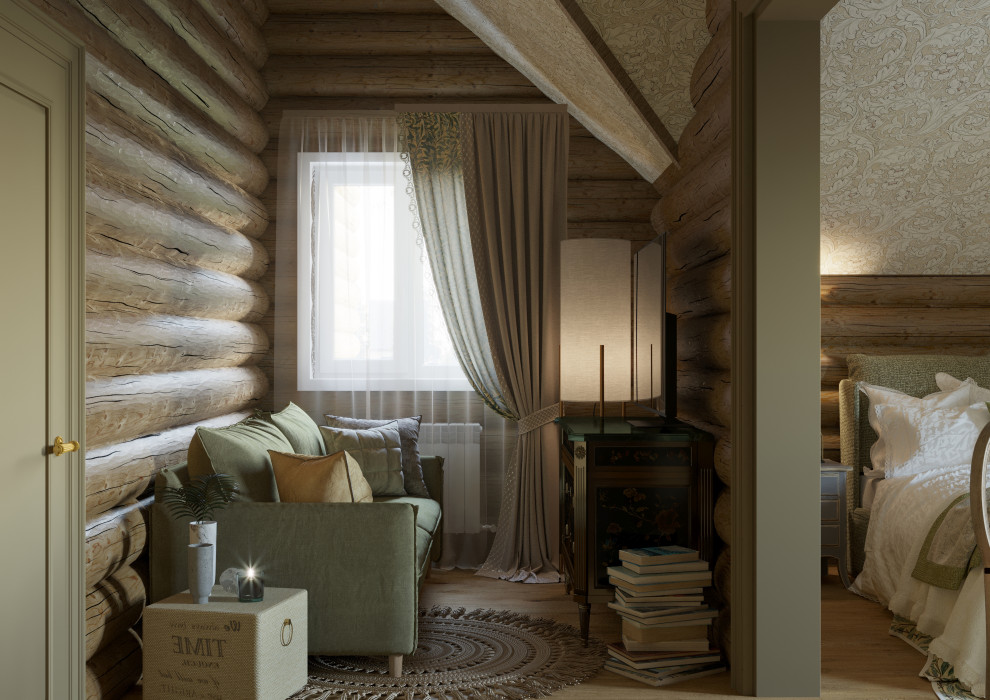 Дом  в Подмосковье. спальня