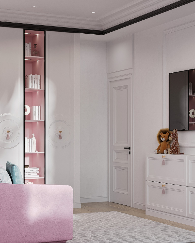 Стильный интерьер с элементами ар-деко в ЖК Петровский квартал на воде - 99 м2