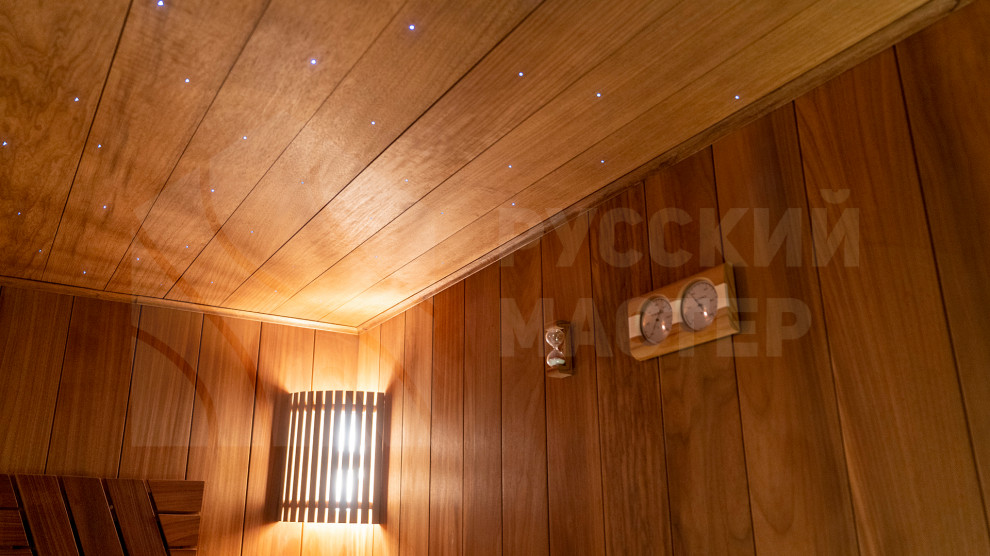 Обзор парной из экзотической и редкой древесины Фраке