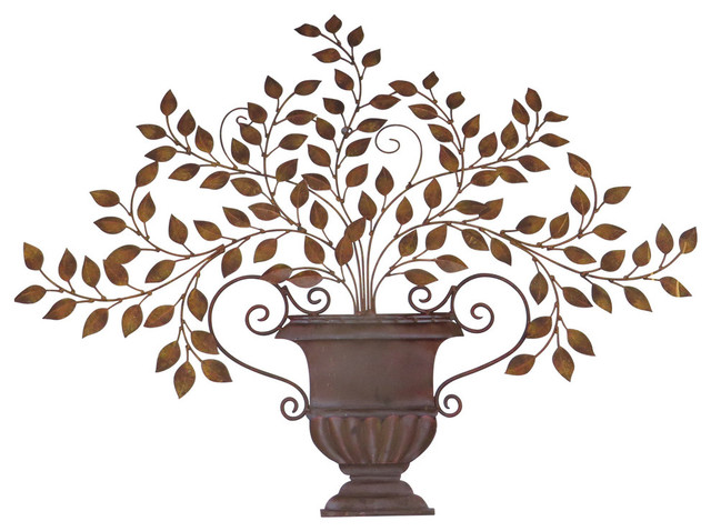 Tuscan Metal Wall Art classic olive leaf urn wall art, mediterranean plaque tuscan greek Tuscan Metal Wall Art classic olive leaf urn wall art, mediterranean plaque tuscan greek