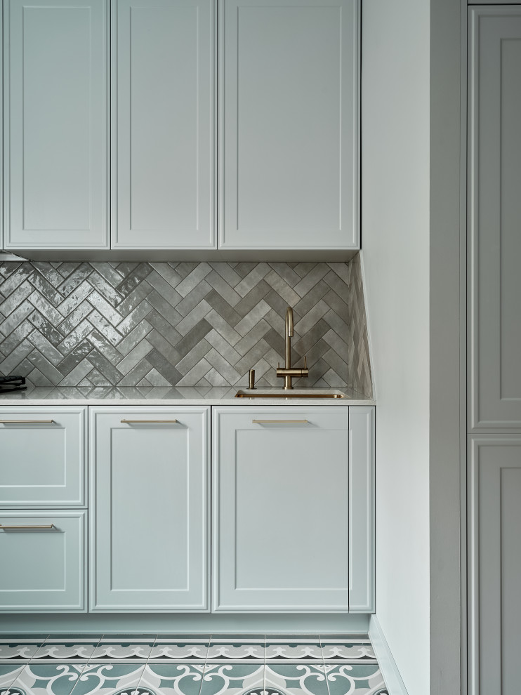 Английская классика белая кухня