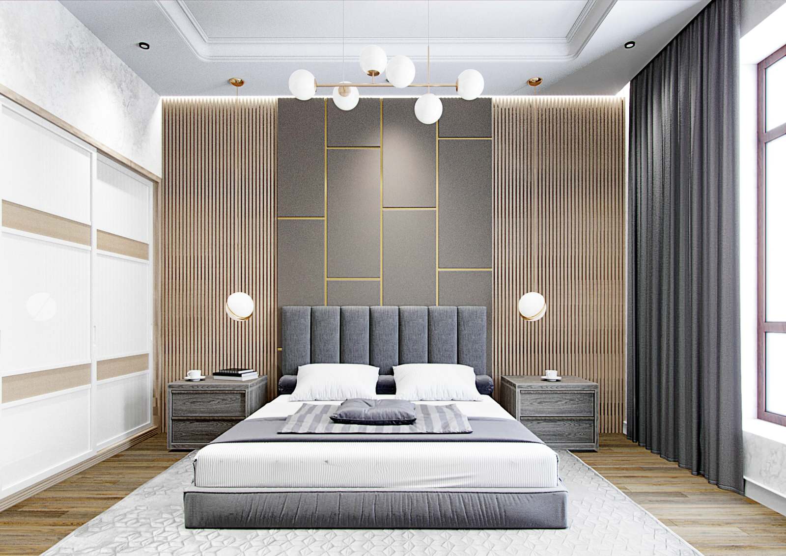 Bed room interior design