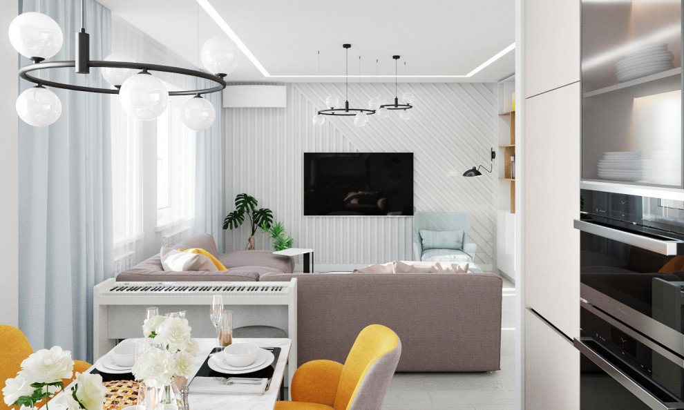 Светлая большая квартира