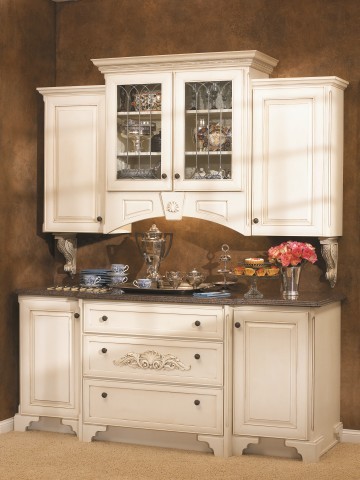 Fieldstone cabinets are not just for kitchens