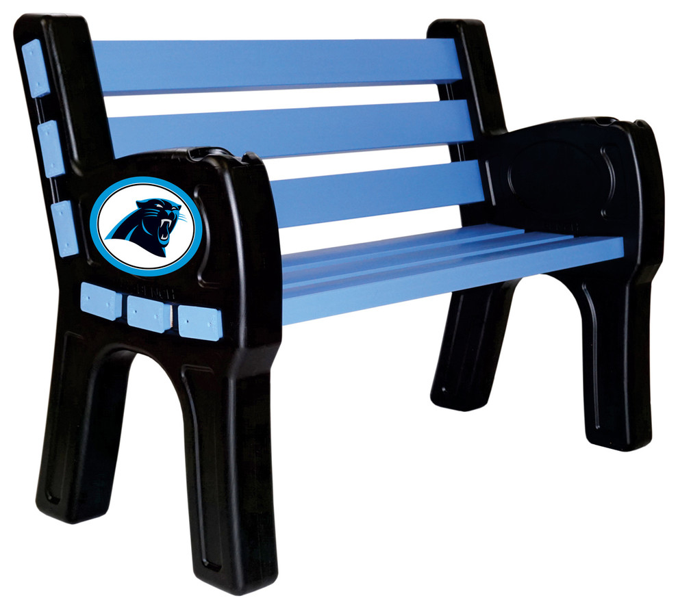 Carolina Panthers Park Bench