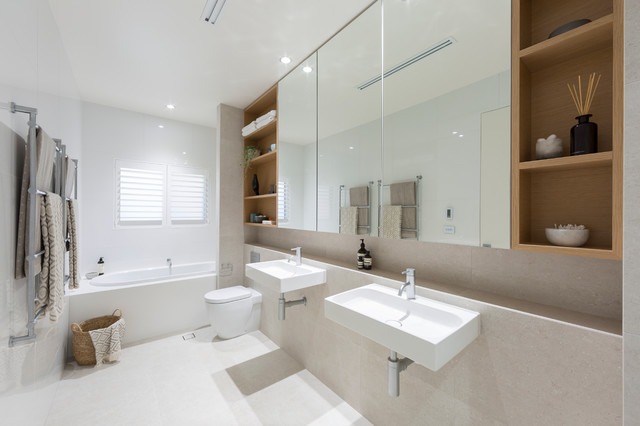 R + J Residence contemporary-bathroom
