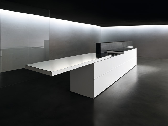 Glam Sliding Top Contemporary Kitchen New York By Minimal Usa