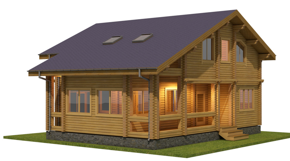 Коттедж из клееного бруса