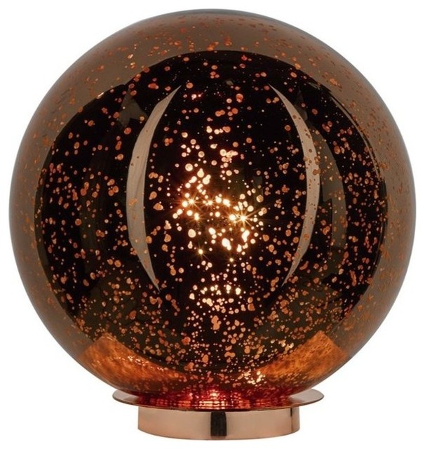 Mottled Copper Table Lamp