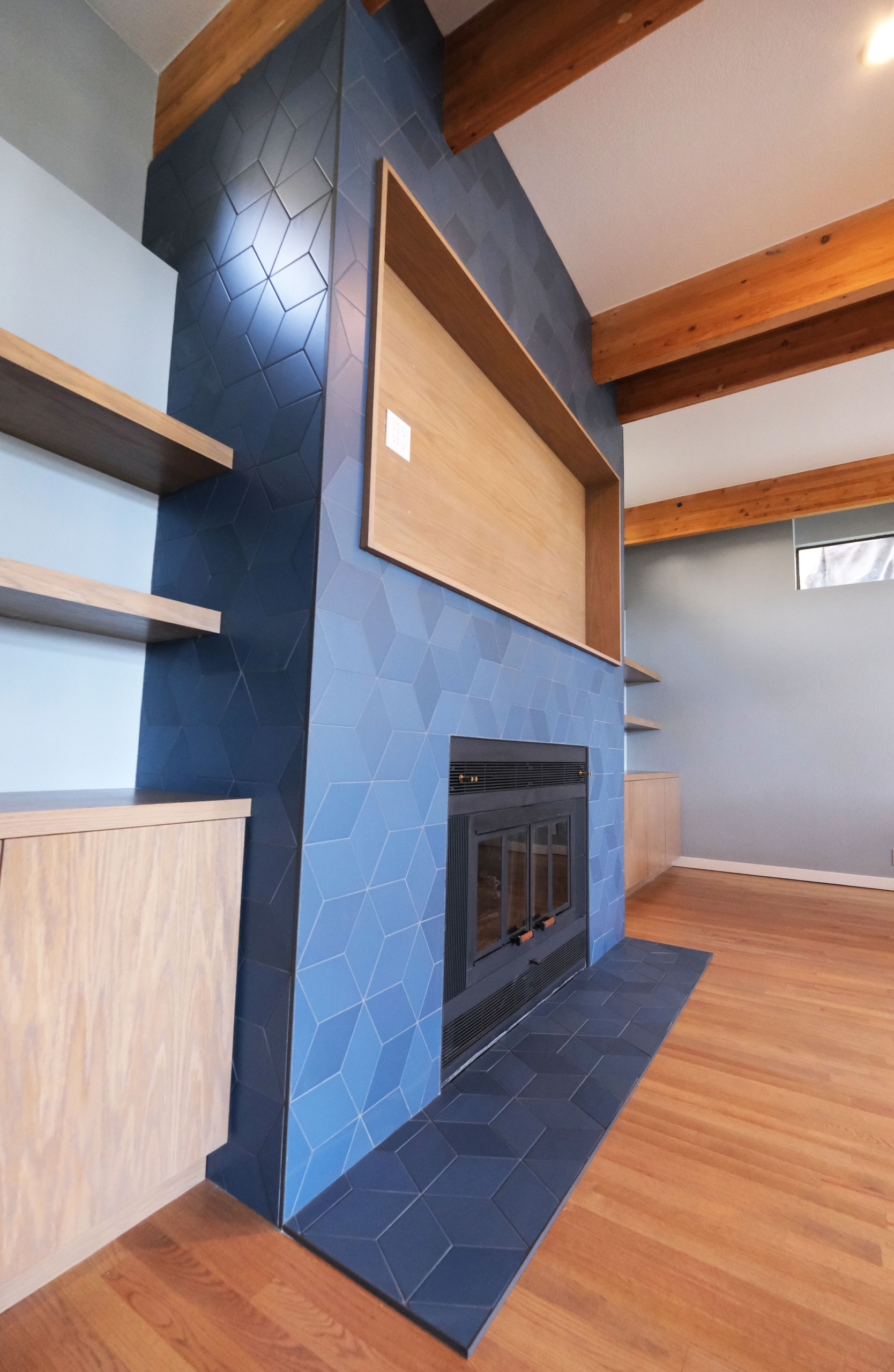 Custom Millwork Media Wall