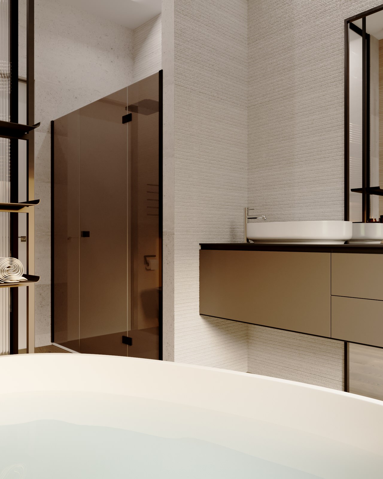 Ванная с видом