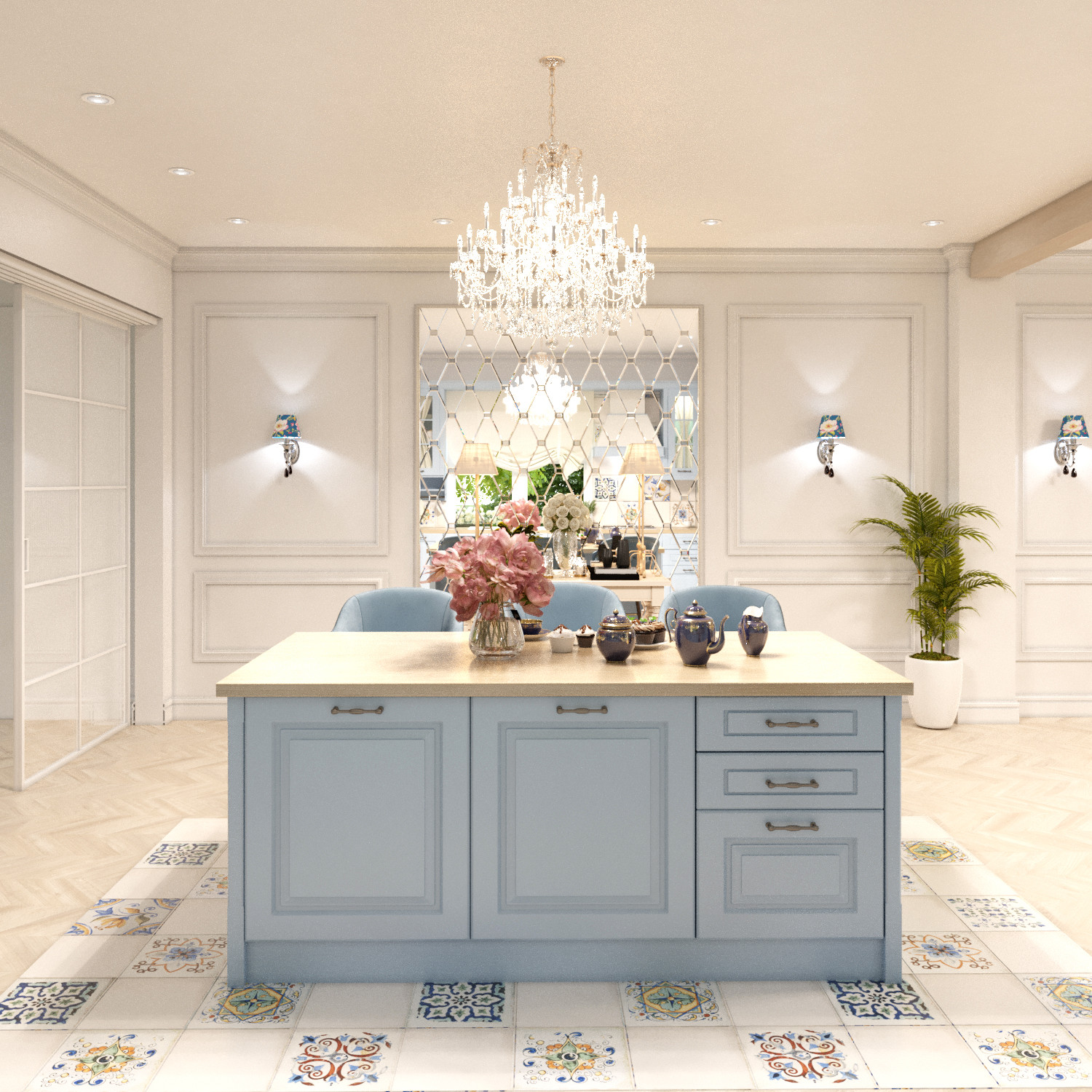 Interior Design in provice style