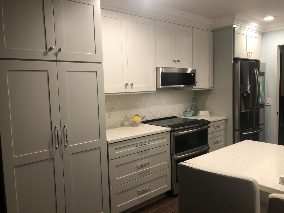 Kitchen - transitional kitchen idea in Miami