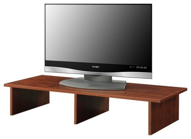 Convenience Concepts Designs2Go Large Monitor Riser in Cherry Wood ...