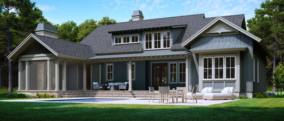 New home on Hilton Head Island, view of the rear