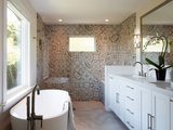 Transitional Bathroom by David Ludwig - Architect