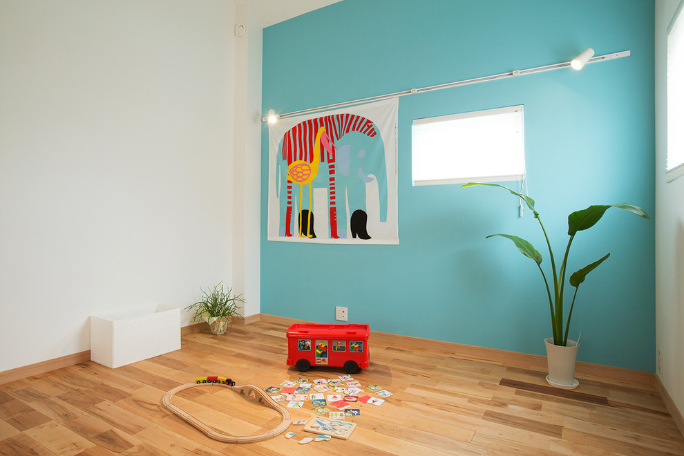 Inspiration for a scandinavian kids' room in Kyoto.