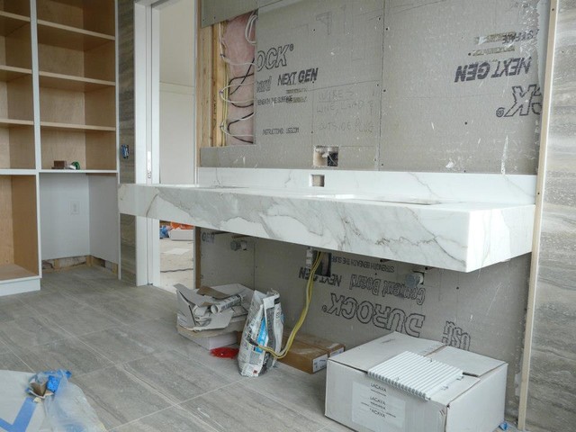Calacatta-construction phase 