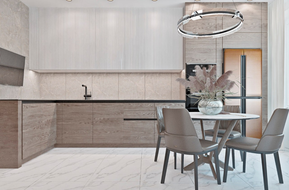 Дизайн 2 комнатной квартиры в стиле современного минимализма