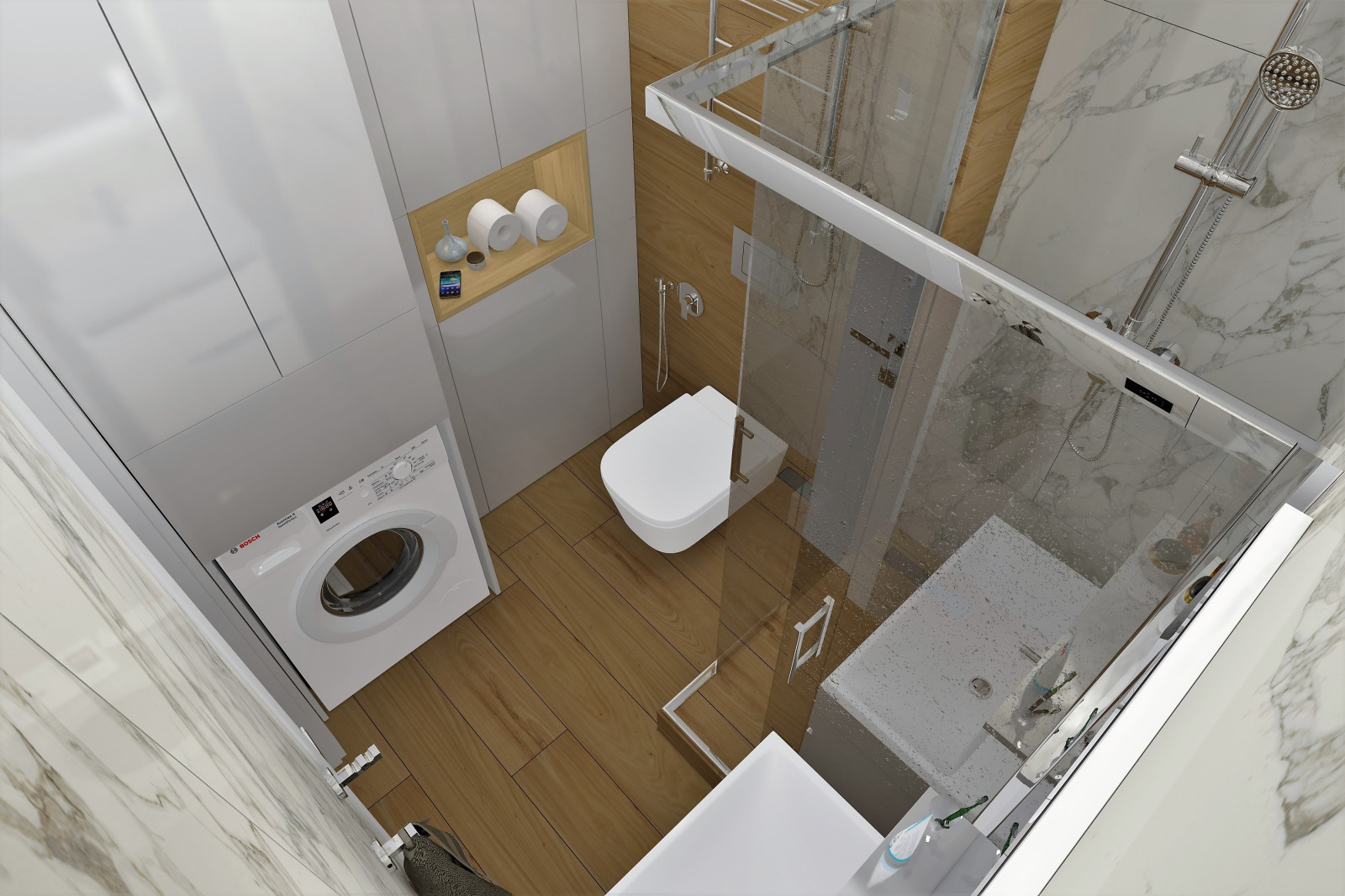 Визуализация санузла для заказчицы в Г.Санкт - Петербург.