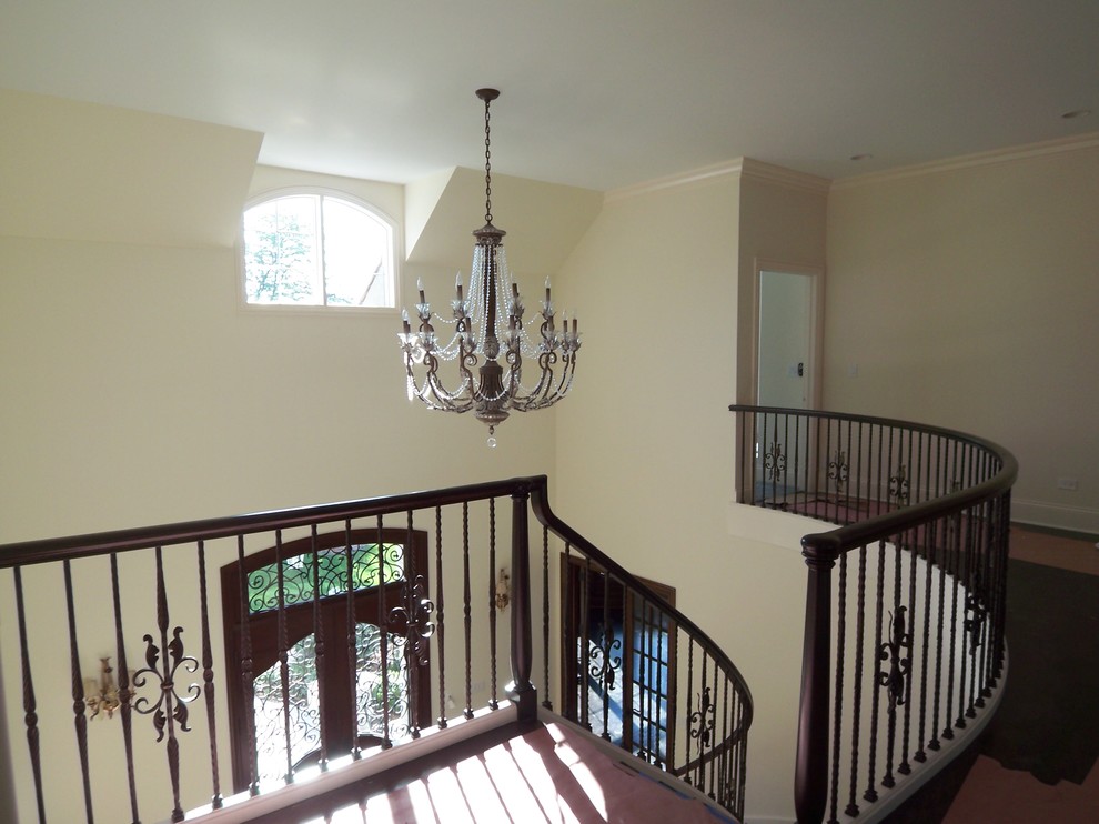 Design ideas for a transitional staircase in Denver.