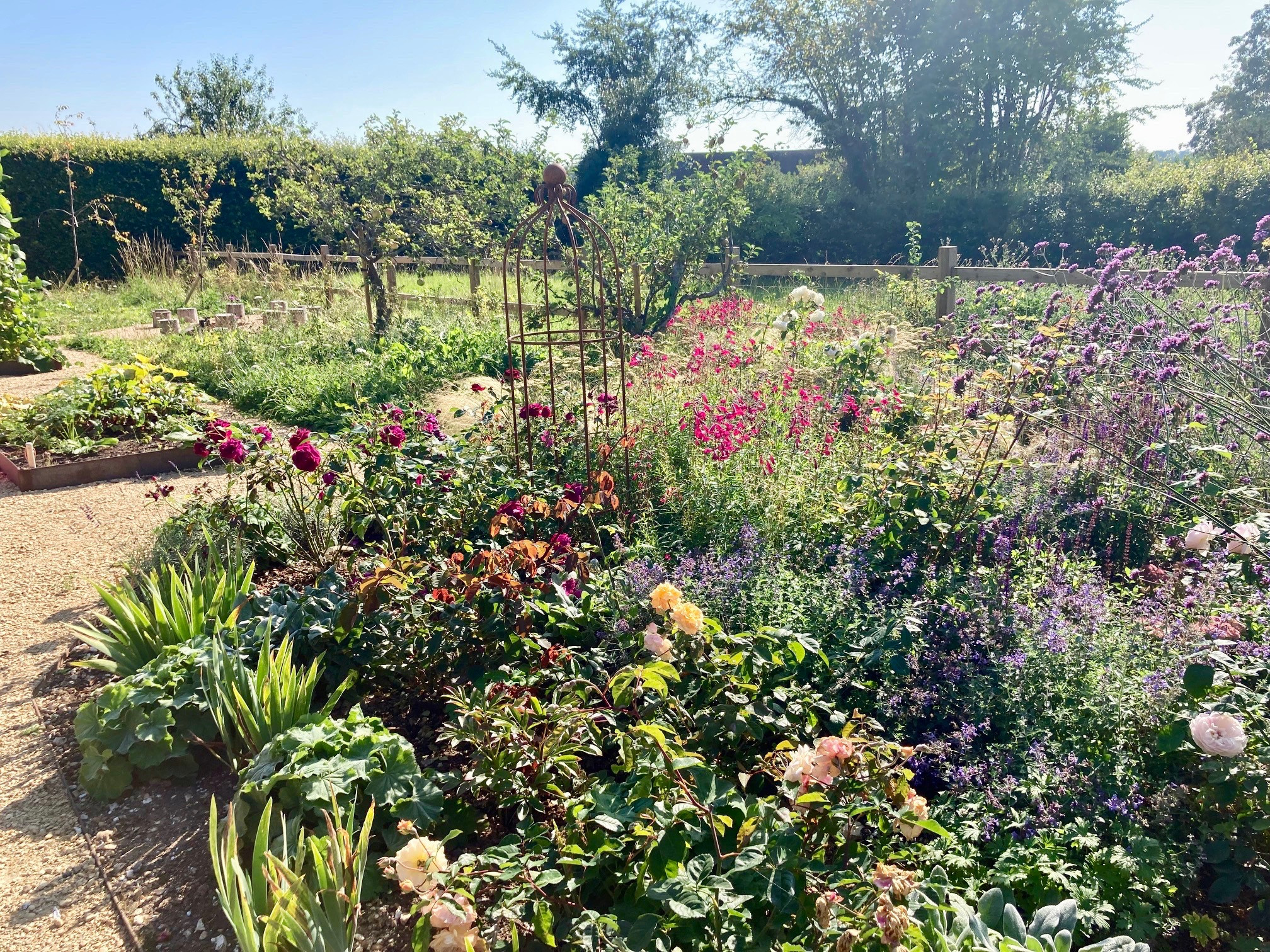 Colourful English Cottage Garden